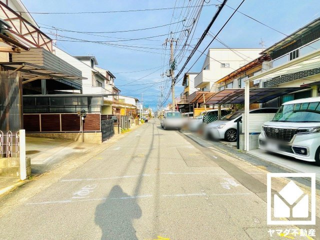 伏見区羽束師志水町の前面道路含む現地写真
