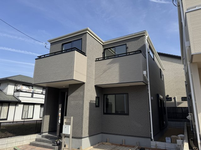 柏市青葉台１丁目新築戸建の外観|1号棟・完成済み内覧可能です！