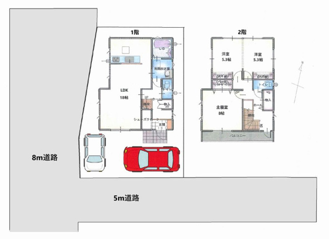 【間取り】 | 高崎市棟高町　未使用住宅