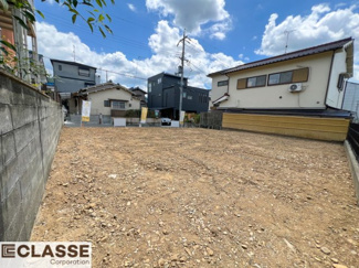 【前面道路含む現地写真】 | 宇治市五ヶ庄福角　2区画B号地　売土地　建築条件付き