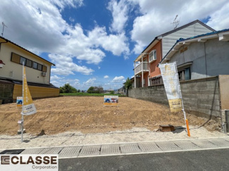 【前面道路含む現地写真】 | 宇治市五ヶ庄福角　2区画B号地　売土地　建築条件付き