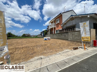 【前面道路含む現地写真】 | 宇治市五ヶ庄福角　2区画B号地　売土地　建築条件付き