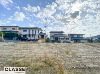 【前面道路含む現地写真】 | 城陽市寺田深谷　3区画　2号地　売土地　建築条件無し