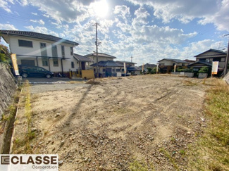 【前面道路含む現地写真】 | 城陽市寺田深谷　3区画　3号地　売土地　建築条件無し