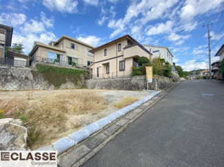 【前面道路含む現地写真】 | 城陽市寺田深谷　3区画　3号地　売土地　建築条件無し