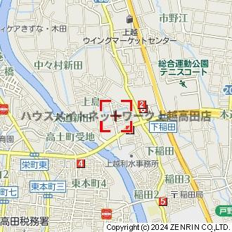 クリア上越の地図|位置図