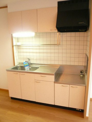 【キッチン】 | ヴィラエミネンス　Ｂ | キッチンです