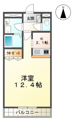 パレスさくらんぼの間取り|間取図