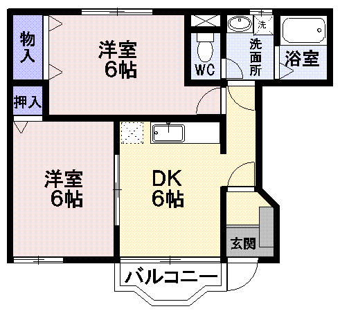 ジェイ・シェスタの間取り|間取図