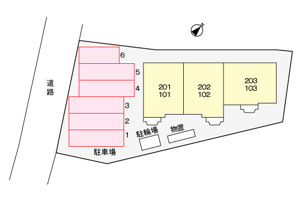 ジェイ・シェスタの駐車場|駐車場