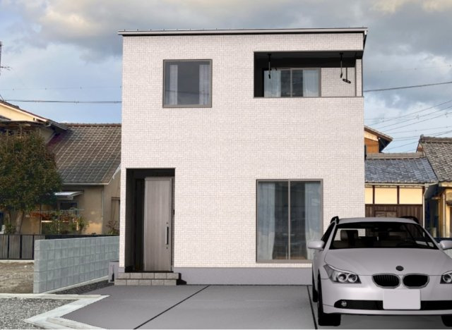 松山市古三津　新築戸建①の外観