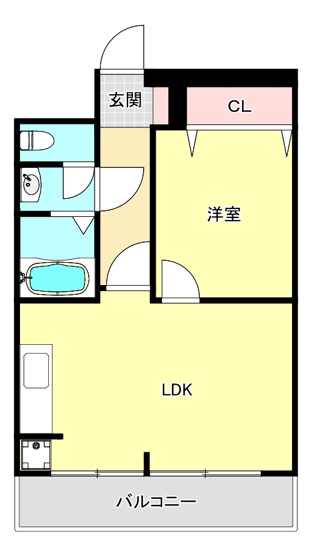 【間取り】 | 灘ロイヤルハイツ