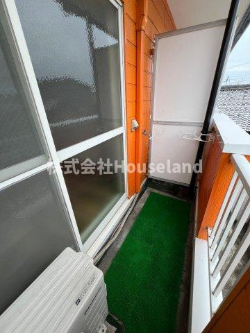 シティパル秋月のバルコニー