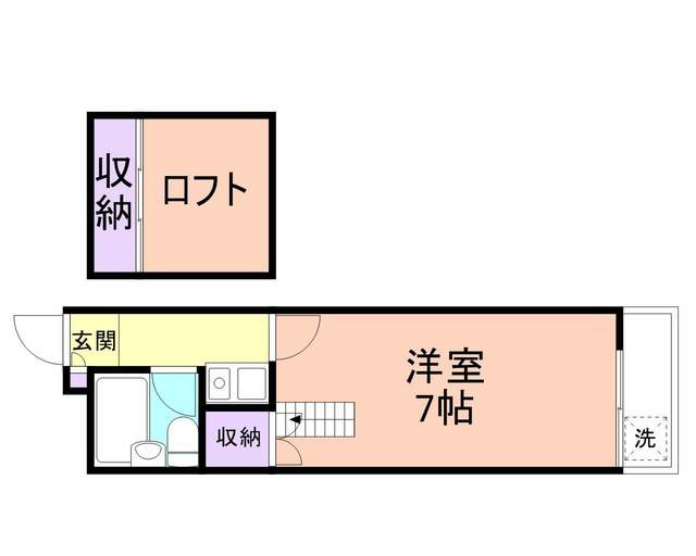 シティパル秋月の間取り