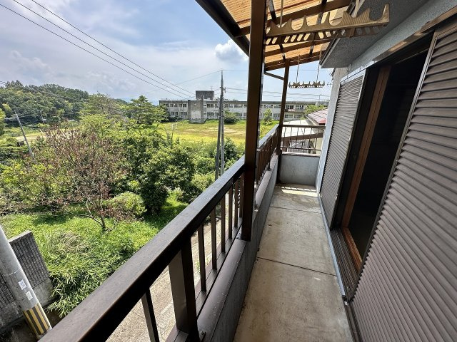 矢田町戸建のバルコニー