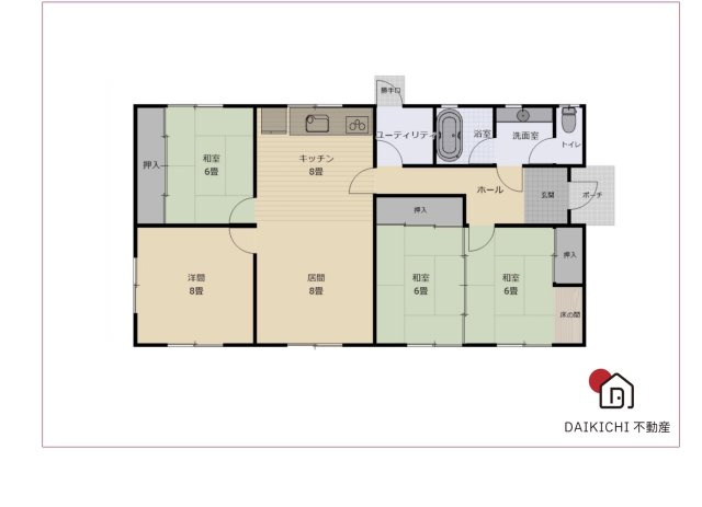 【間取り】 | 寄居町富田　中古戸建