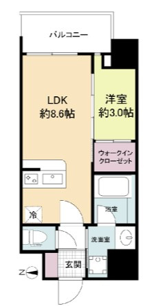 セレニテ新大阪グランデ シュッドの間取り