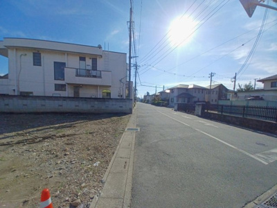 【前面道路含む現地写真】 | 熊谷市拾六間 1786万 土地