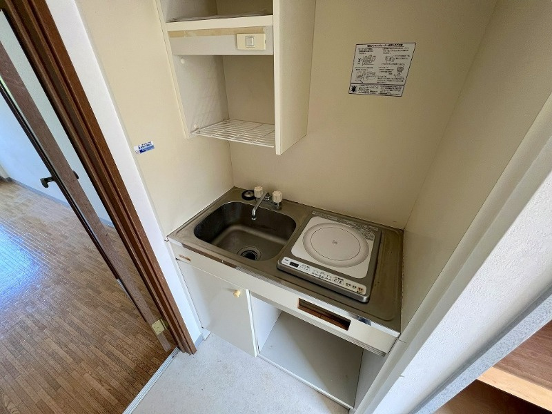 五條市住川町の賃貸マンションのキッチン