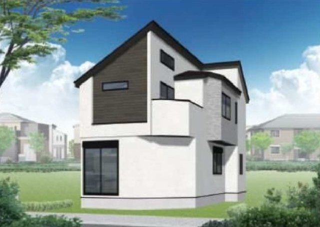 【横浜市旭区鶴ケ峰本町2丁目12全4棟新築戸建て】★仲介手数料無料★（今宿小学校・鶴ケ峯中学校）の外観パース
