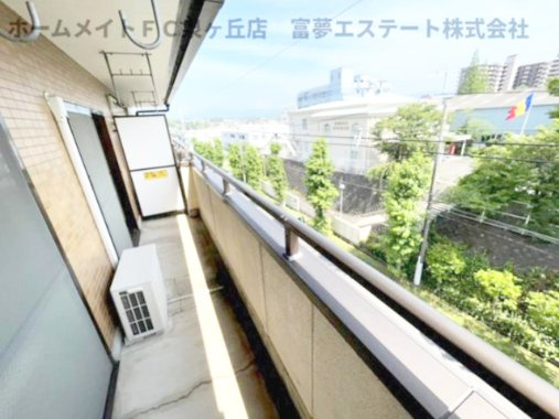 シャトー原山台のバルコニー