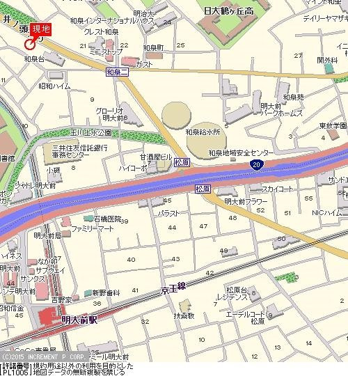【地図】 | シンシア明大前