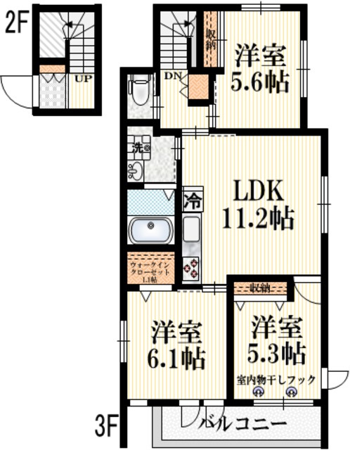 ステラメゾンの間取り|★人気の吉祥寺駅も生活エリアの3LDK★