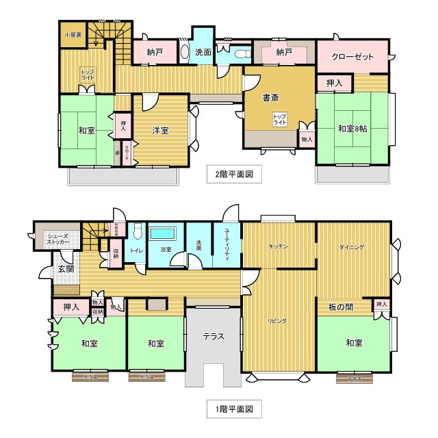 結城市結城の間取り