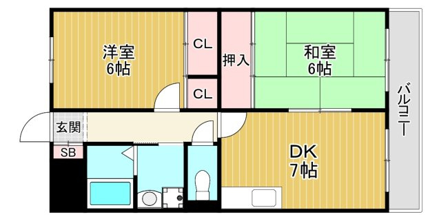 【間取り】 | アモール永田