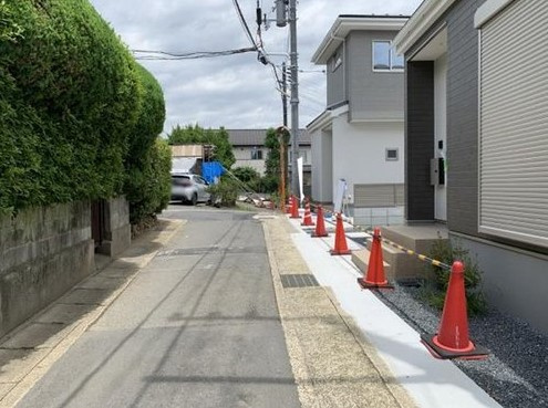 【前面道路含む現地写真】 | K41227ｰ1期2号地大宮
