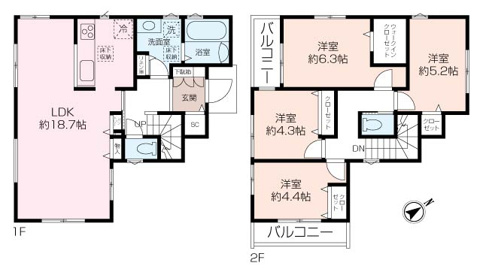 鴨居１丁目新築戸建の画像