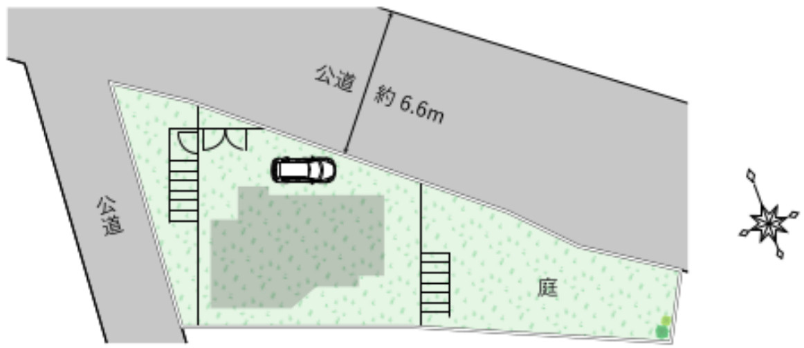 小田原市板橋　中古戸建の区画図