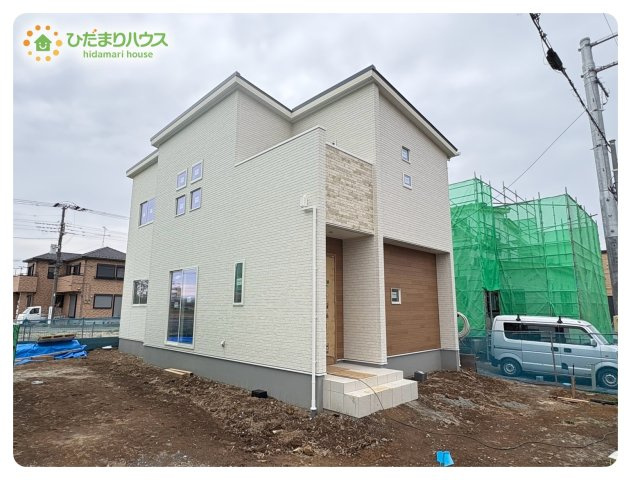 深谷市岡　第10期　新築一戸建て　ワイウッドコート　04の外観|現地外観写真（3月8日撮影）