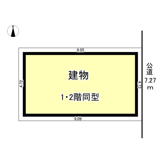 【間取り】 | 長筬町3丁目倉庫事務所