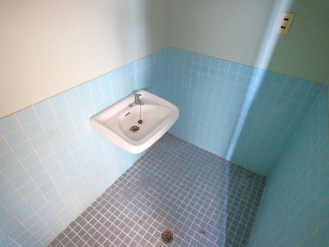 たつみビルの洗面所