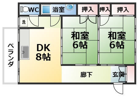 たつみビルの間取り