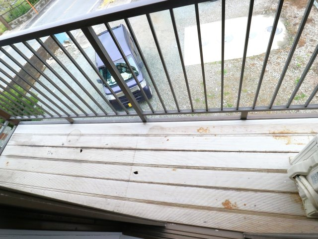 田嶋荘のバルコニー