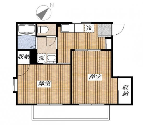 ハイムたけの間取り
