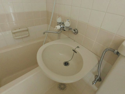 【洗面所】 | 下坂ハイツ【名古屋市賃貸・単身用お安め】