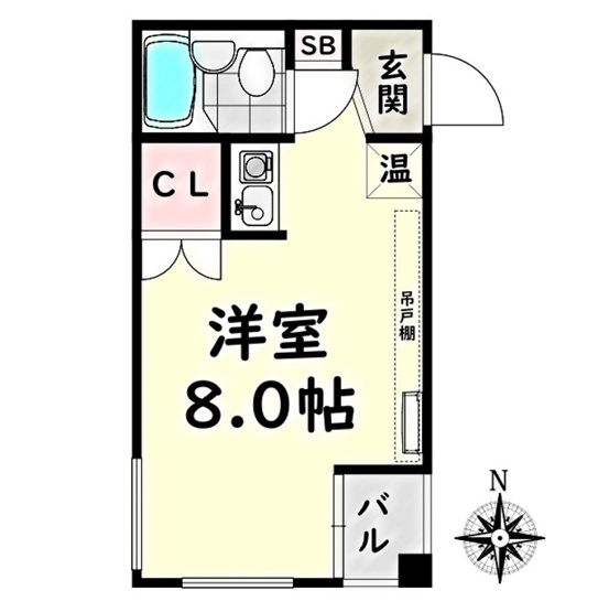 【間取り】 | 下坂ハイツ【名古屋市賃貸・単身用お安め】