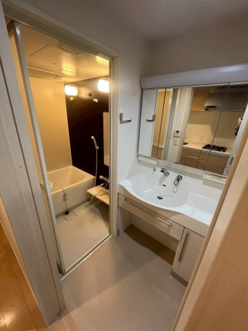 リヴィエール北梅田の洗面所