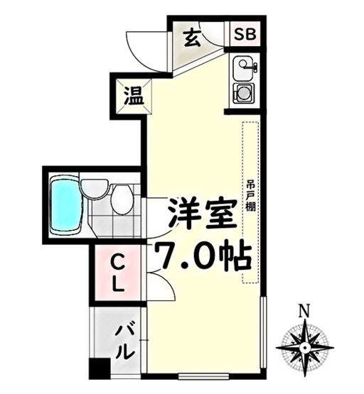 【間取り】 | 下坂ハイツ【名古屋市賃貸・単身用お安め】