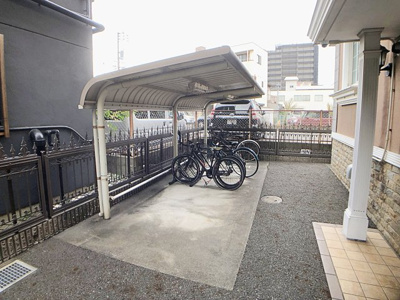 【その他共用部分】 | レインボーカーサ内田橋【名古屋市賃貸・ オートバイ駐輪場】