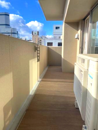 アルファスマート丸亀駅Ⅱのバルコニー