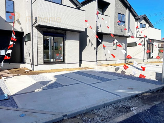 流山市加10期　新築戸建て　3号棟の駐車場|カースペースは2台お停めいただけます♪