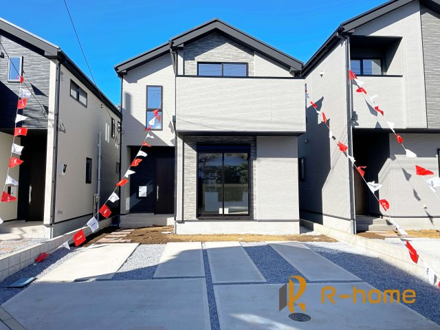 流山市加10期　新築戸建て　3号棟の外観|ご予約を頂ければ、『平日』はもちろん『早朝』や『夜間』もご見学可能です♪お気軽にお申し付けください♪