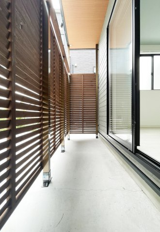 セゾン住吉のバルコニー