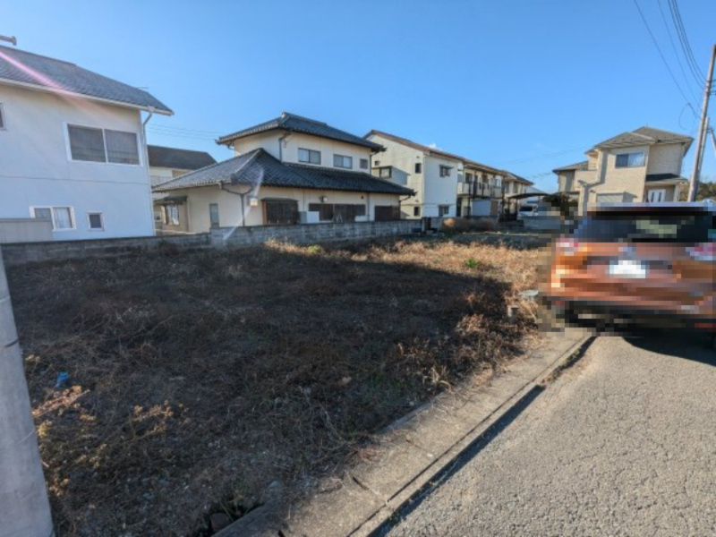 売土地　高崎市棟高町の前面道路含む現地写真