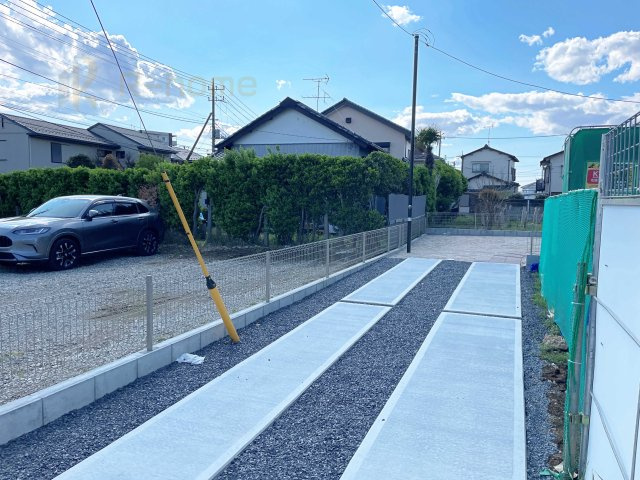 取手市井野台4期　新築戸建て　1号棟の駐車場|カースペースは2台お停めいただけます♪
