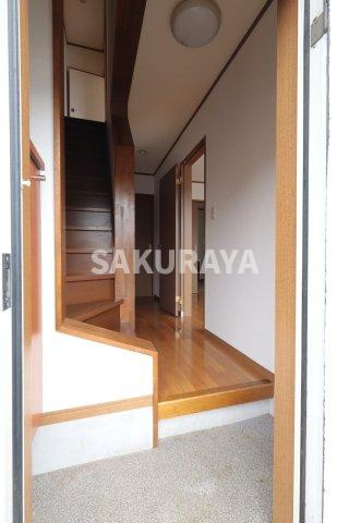 ピアタウン毛野２の玄関|2025年4月撮影。